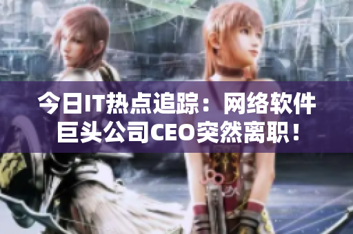 今日IT热点追踪：网络软件巨头公司CEO突然离职！