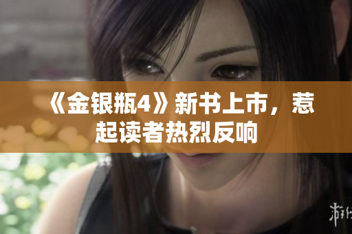 《金银瓶4》新书上市，惹起读者热烈反响