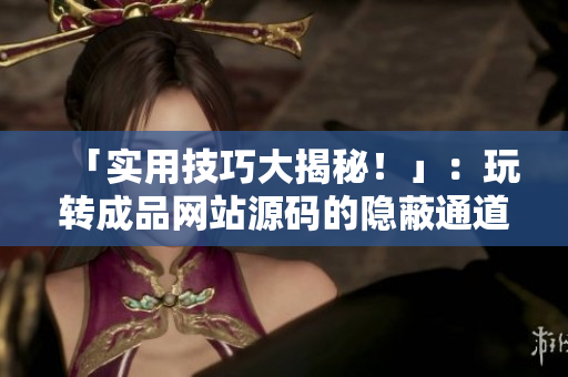 「实用技巧大揭秘！」：玩转成品网站源码的隐蔽通道！