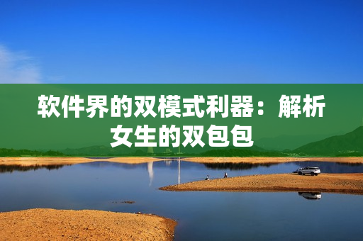 软件界的双模式利器：解析女生的双包包