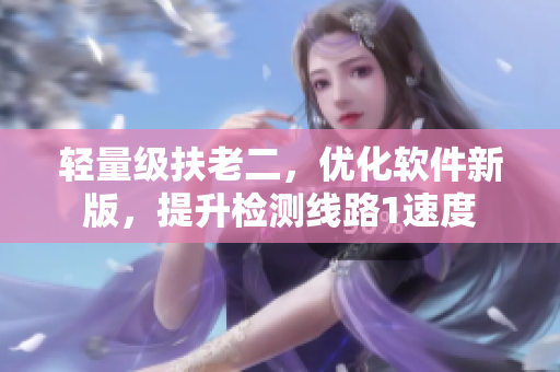 轻量级扶老二，优化软件新版，提升检测线路1速度