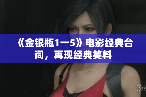 《金银瓶1一5》电影经典台词，再现经典笑料