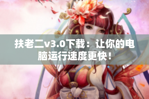 扶老二v3.0下载：让你的电脑运行速度更快！