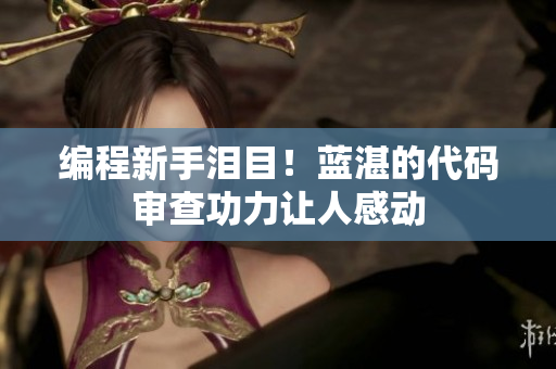 编程新手泪目！蓝湛的代码审查功力让人感动