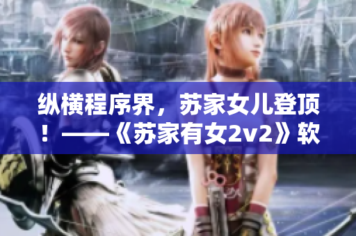 纵横程序界，苏家女儿登顶！——《苏家有女2v2》软件开发揭秘