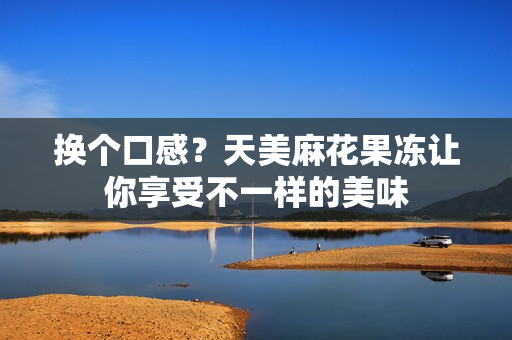 换个口感？天美麻花果冻让你享受不一样的美味