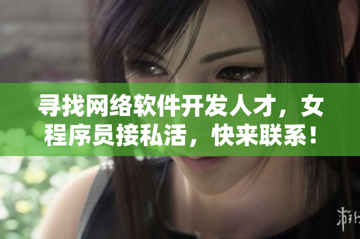 寻找网络软件开发人才，女程序员接私活，快来联系！