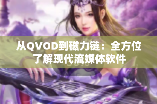 从QVOD到磁力链：全方位了解现代流媒体软件