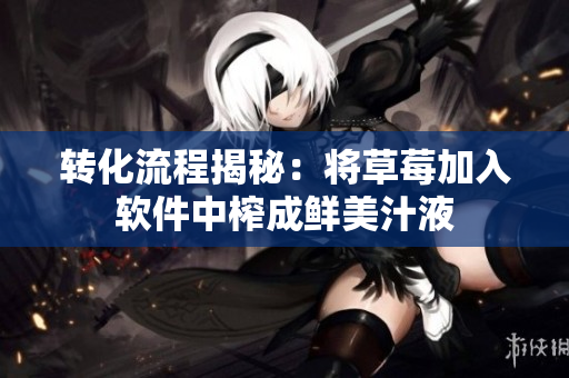 转化流程揭秘：将草莓加入软件中榨成鲜美汁液