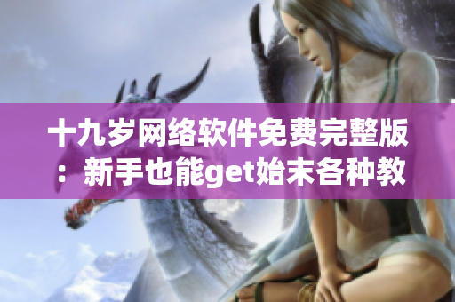 十九岁网络软件免费完整版：新手也能get始末各种教程详解