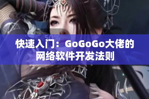 快速入门：GoGoGo大佬的网络软件开发法则