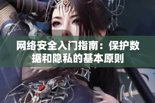 网络安全入门指南：保护数据和隐私的基本原则