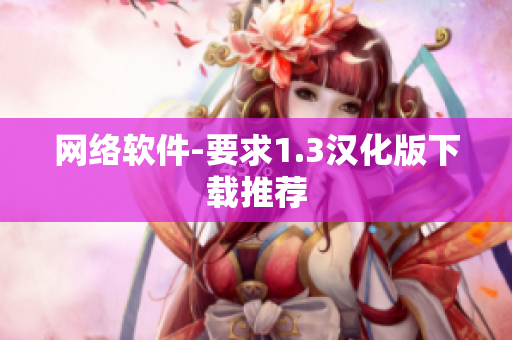 网络软件-要求1.3汉化版下载推荐