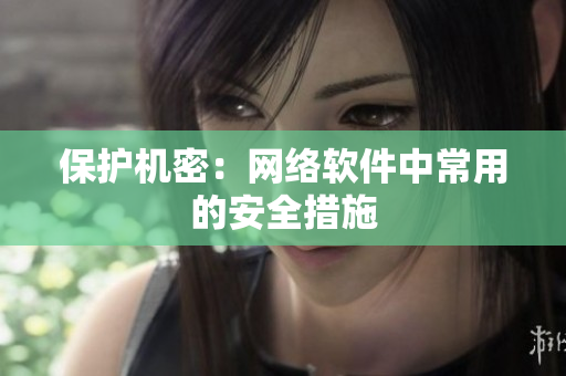 保护机密：网络软件中常用的安全措施