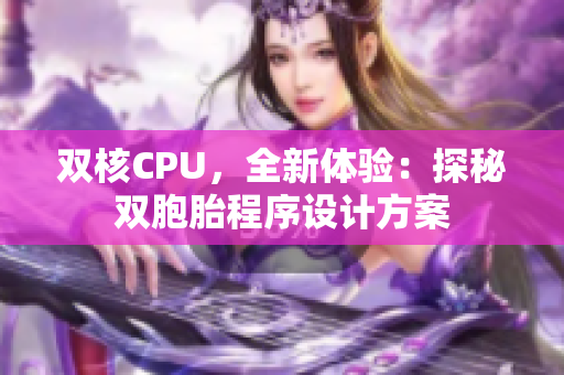 双核CPU，全新体验：探秘双胞胎程序设计方案