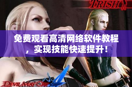 免费观看高清网络软件教程，实现技能快速提升！