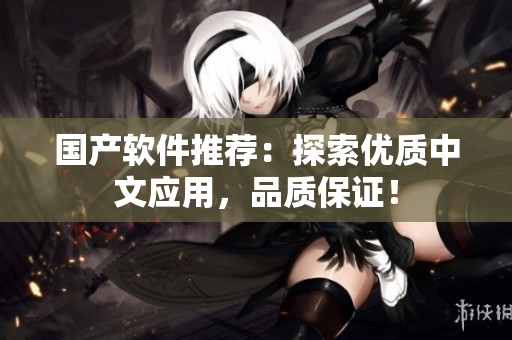 国产软件推荐：探索优质中文应用，品质保证！