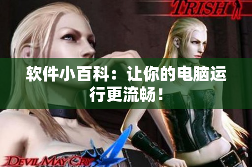 软件小百科：让你的电脑运行更流畅！