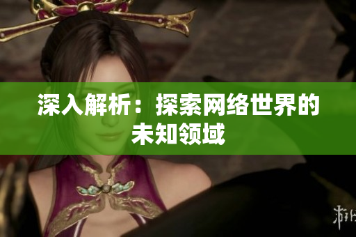 深入解析：探索网络世界的未知领域