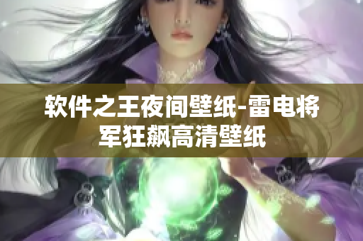 软件之王夜间壁纸-雷电将军狂飙高清壁纸