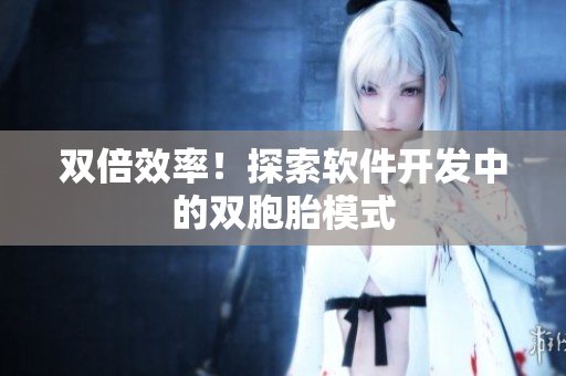 双倍效率！探索软件开发中的双胞胎模式