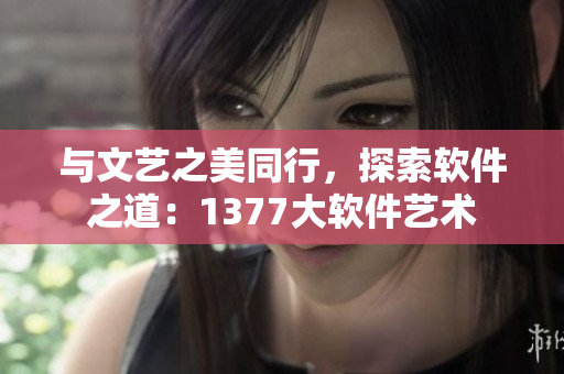 与文艺之美同行，探索软件之道：1377大软件艺术