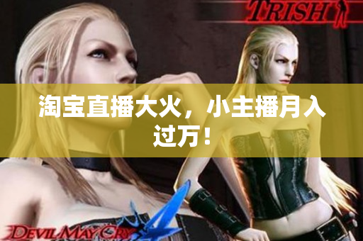 淘宝直播大火，小主播月入过万！
