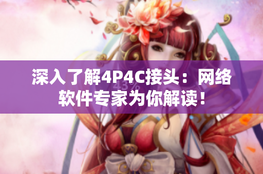 深入了解4P4C接头：网络软件专家为你解读！