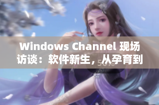 Windows Channel 现场访谈：软件新生，从孕育到发展的故事