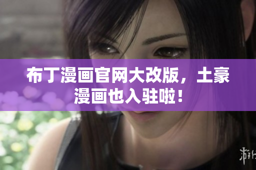 布丁漫画官网大改版，土豪漫画也入驻啦！