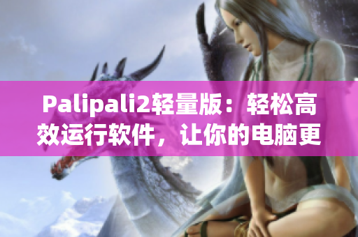 Palipali2轻量版：轻松高效运行软件，让你的电脑更流畅