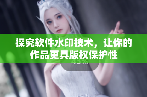 探究软件水印技术，让你的作品更具版权保护性