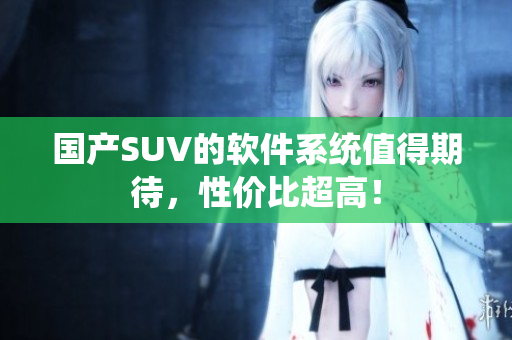 国产SUV的软件系统值得期待，性价比超高！