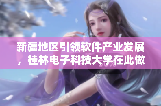 新疆地区引领软件产业发展，桂林电子科技大学在此做出贡献