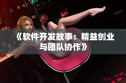 《软件开发故事：精益创业与团队协作》
