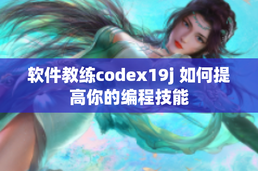 软件教练codex19j 如何提高你的编程技能