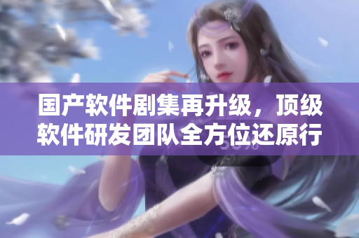 国产软件剧集再升级，顶级软件研发团队全方位还原行业现状