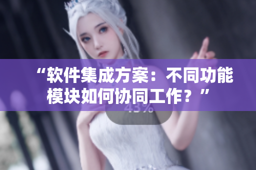 “软件集成方案：不同功能模块如何协同工作？”