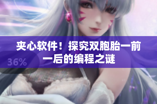 夹心软件！探究双胞胎一前一后的编程之谜