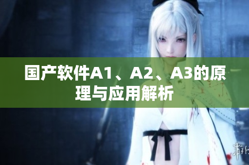 国产软件A1、A2、A3的原理与应用解析