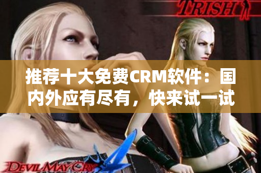 推荐十大免费CRM软件：国内外应有尽有，快来试一试！