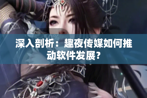 深入剖析：趣夜传媒如何推动软件发展？