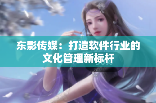 东影传媒：打造软件行业的文化管理新标杆