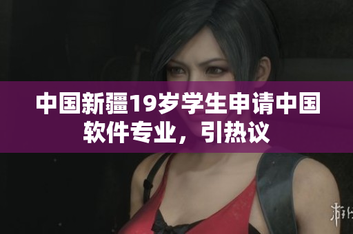 中国新疆19岁学生申请中国软件专业，引热议
