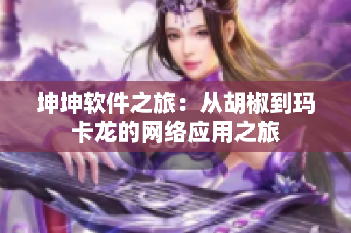 坤坤软件之旅：从胡椒到玛卡龙的网络应用之旅