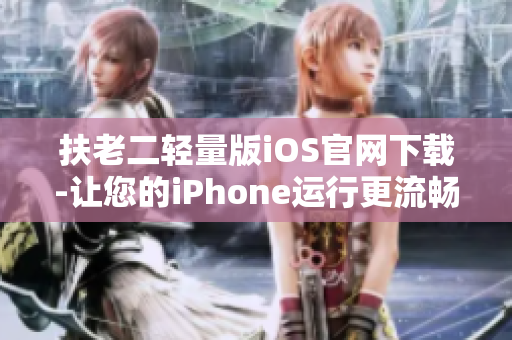 扶老二轻量版iOS官网下载-让您的iPhone运行更流畅