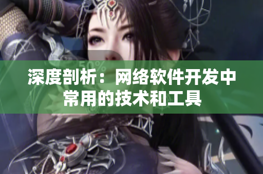 深度剖析：网络软件开发中常用的技术和工具