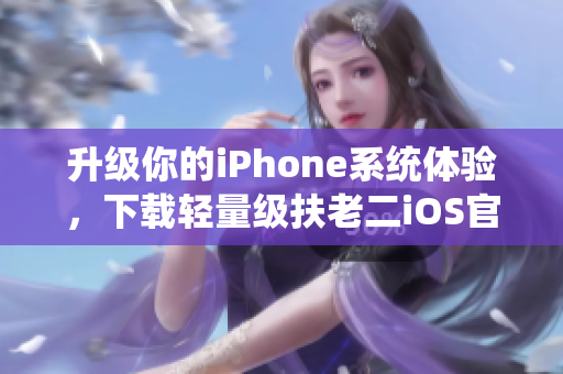 升级你的iPhone系统体验，下载轻量级扶老二iOS官方应用