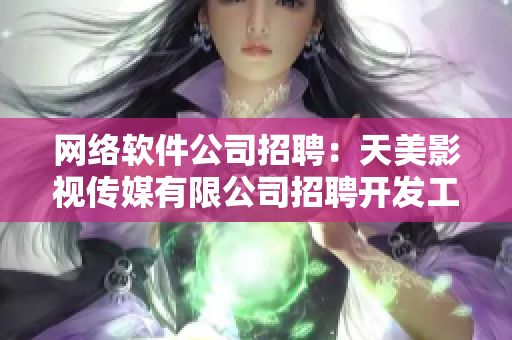 网络软件公司招聘：天美影视传媒有限公司招聘开发工程师