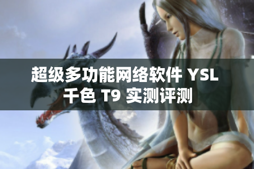 超级多功能网络软件 YSL 千色 T9 实测评测